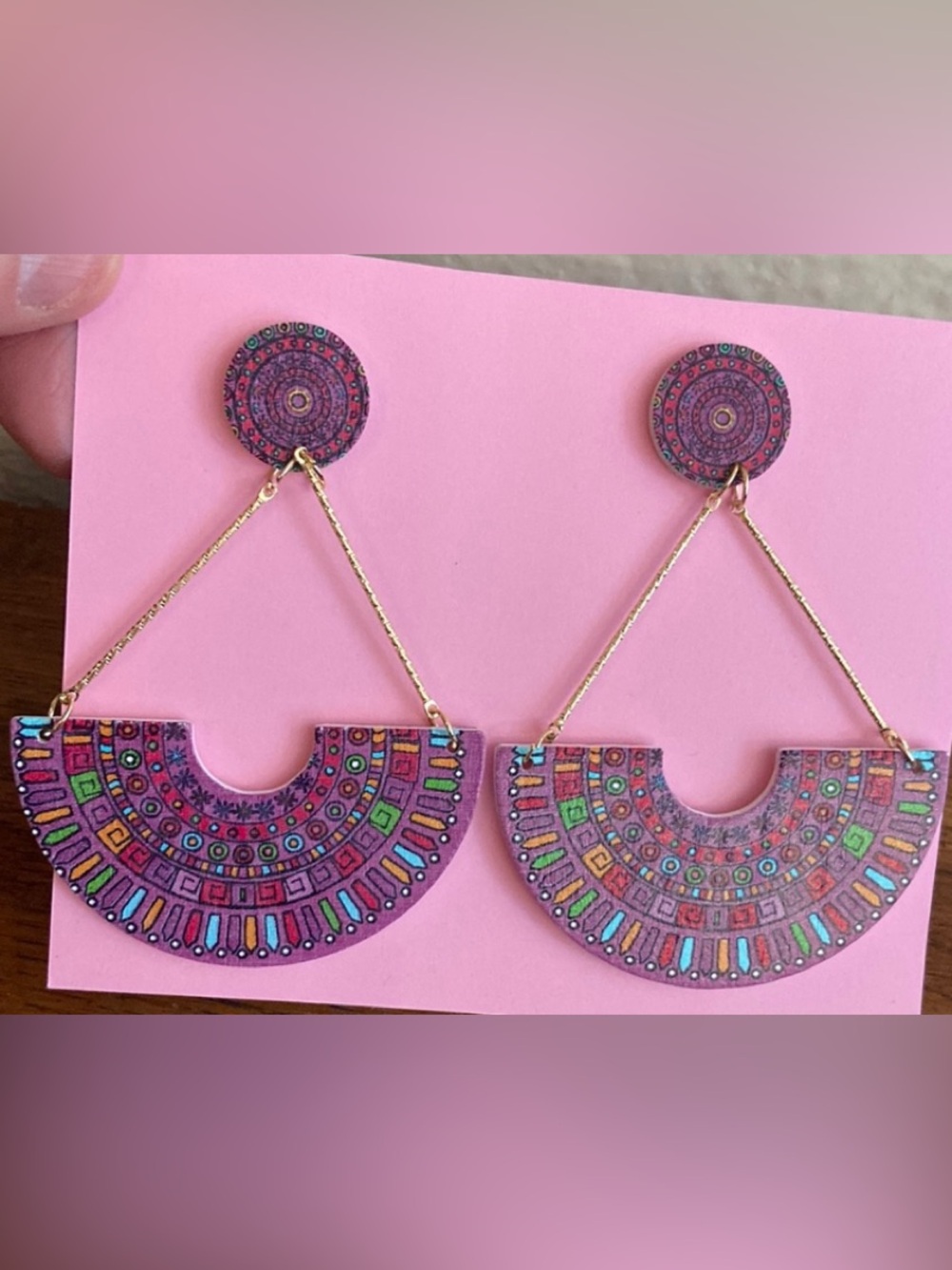 5/$10❤️❤️❤️NEW Colorful Geometric Earrings